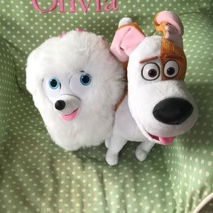 Combo Gidget & Max Secret Life of Pets Plush Toys